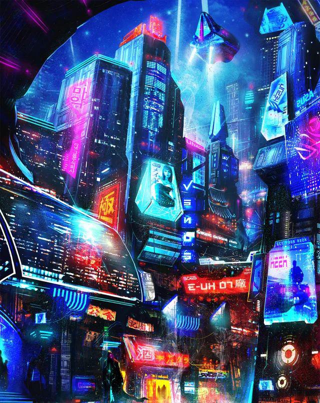 Neon Shadows: Cyber City cover art